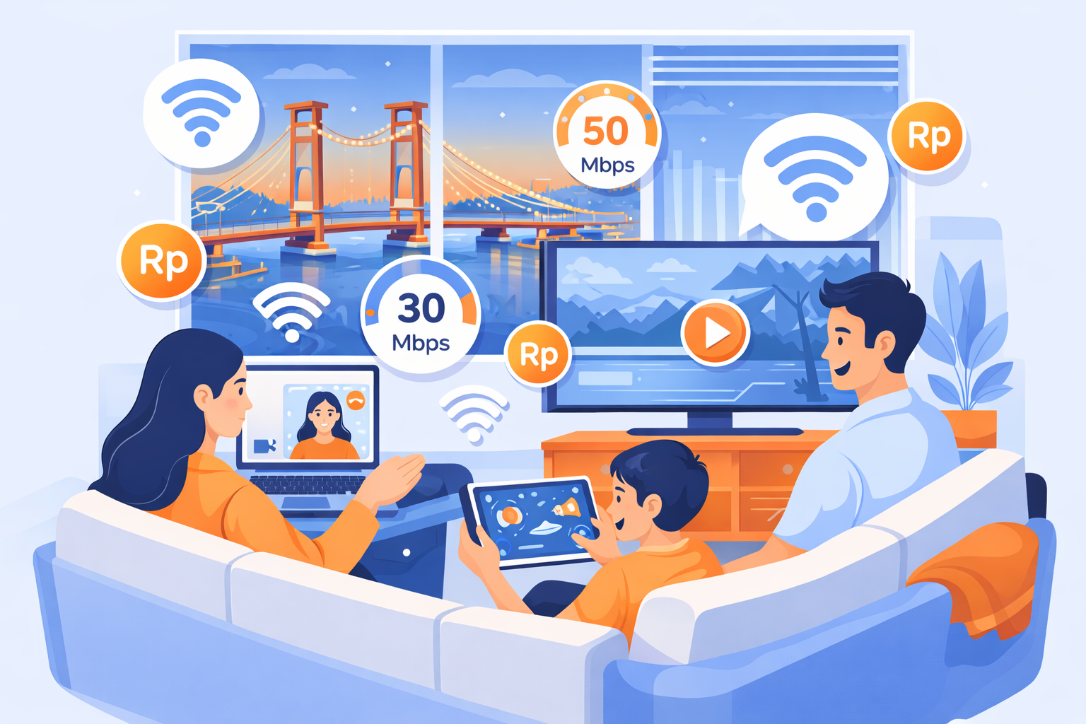 
                            Rekomendasi Paket Internet Murah di Palembang 2026 - Djasanet