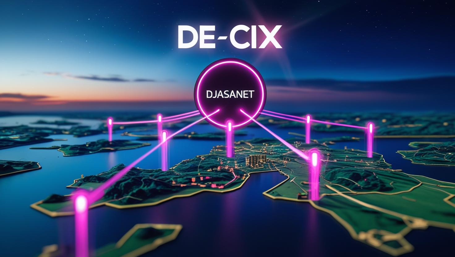 Djasanet dan DE-CIX berkolaborasi